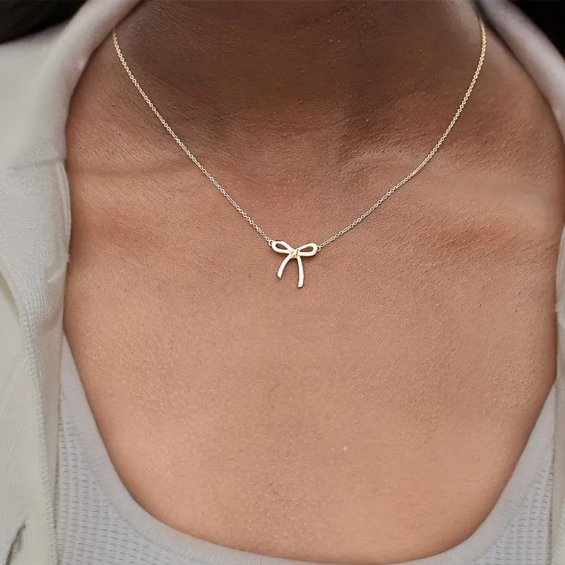 Fleuroux®| Collier en Rosette Fait Main en Ton Doré