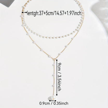 Fleuroux® | Collier à perles double fait main