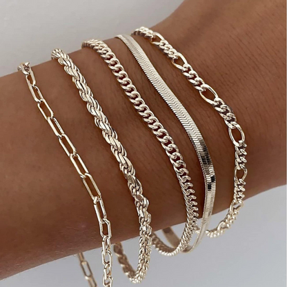 Ellen – Ensemble de bracelets en or
