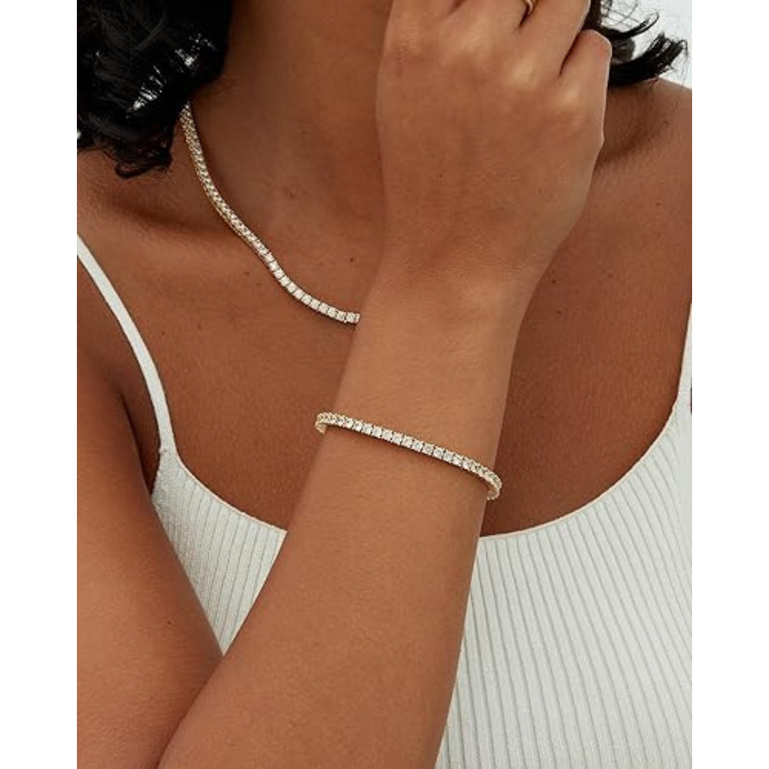 Valeria – Bracelet de tennis avec Moissanite