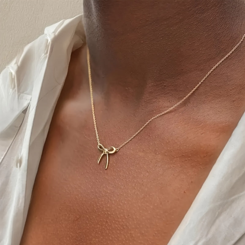Fleuroux®| Collier en Rosette Fait Main en Ton Doré