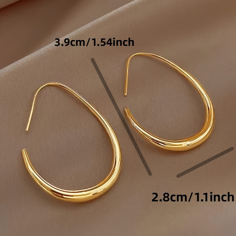 Kim - Boucles d'oreilles goutte avec une touche de luxe