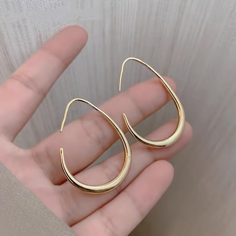 Kim - Boucles d'oreilles goutte avec une touche de luxe
