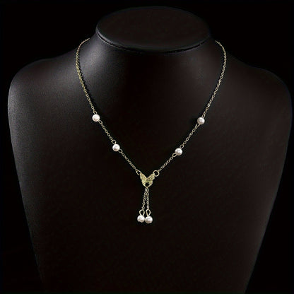Fleuroux® | Collier en Papillon Fait Main avec Détails en Perles