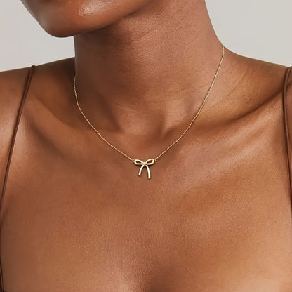 Fleuroux®| Collier en Rosette Fait Main en Ton Doré