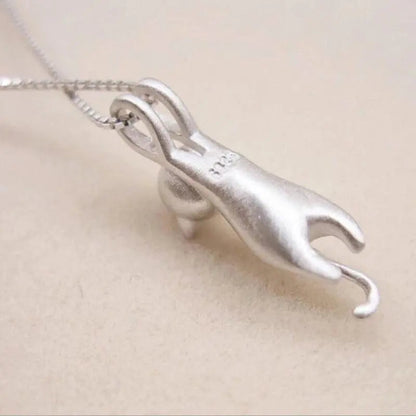 Chaîne ludique avec des chatons en argent 925