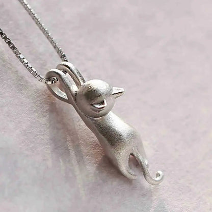 Chaîne ludique avec des chatons en argent 925