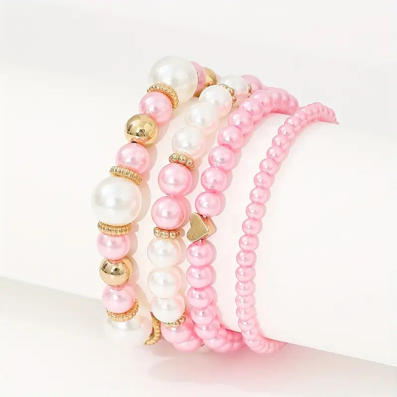 Bracelet de Perles Amoureuses™ – Set de 4