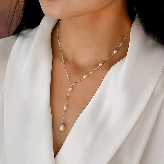 Boucles d'oreilles vintage en perles