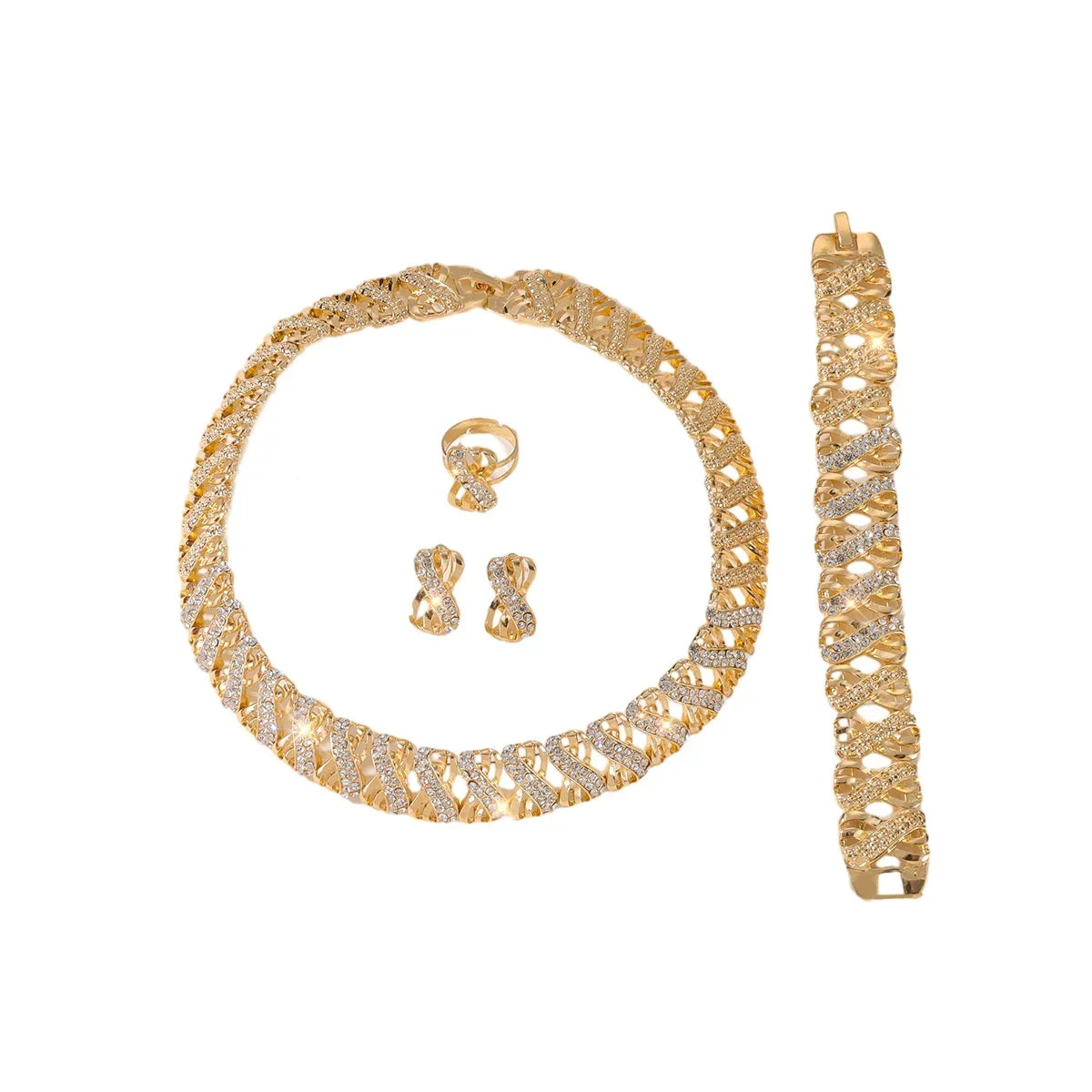 Fleuroux® | Ensemble de bijoux en or luxueux