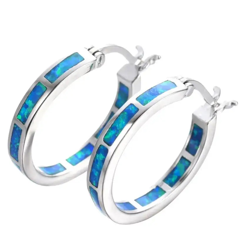 Boucles d'oreilles Chiques avec Vuuropal Bleu