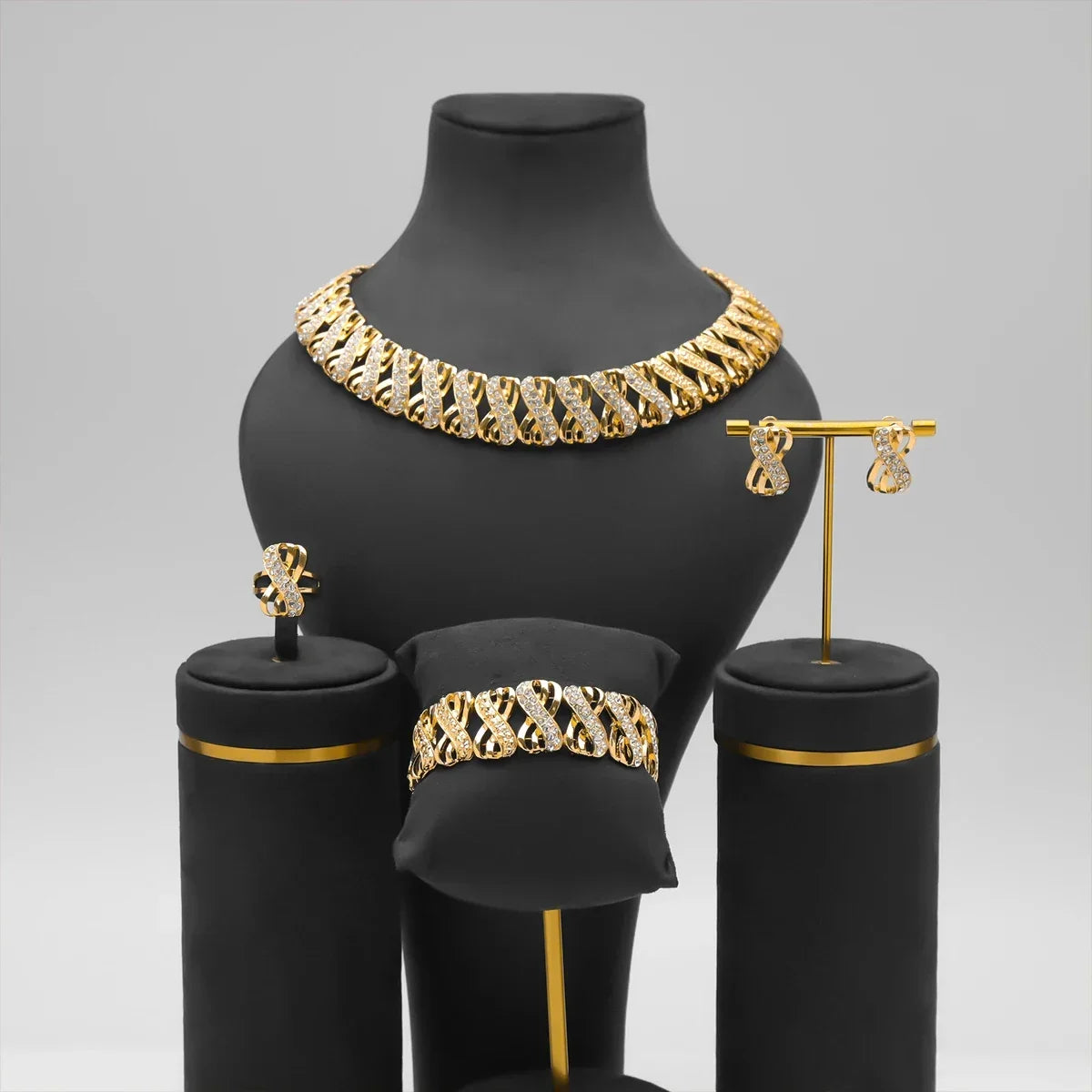 Fleuroux® | Ensemble de bijoux en or luxueux