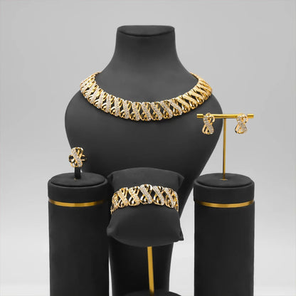 Fleuroux® | Ensemble de bijoux en or luxueux
