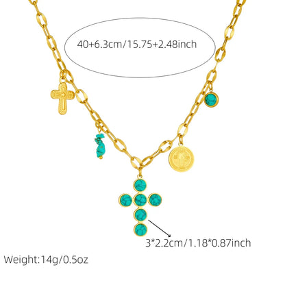 Collier Croisé Turquoise Exclusif