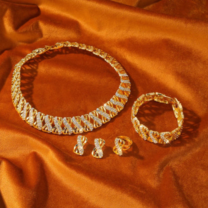 Fleuroux® | Ensemble de bijoux en or luxueux