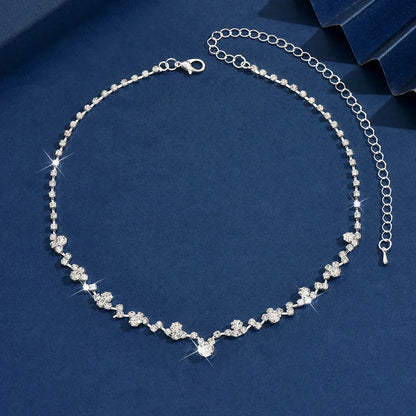 Collier de mariée élégant avec des diamants