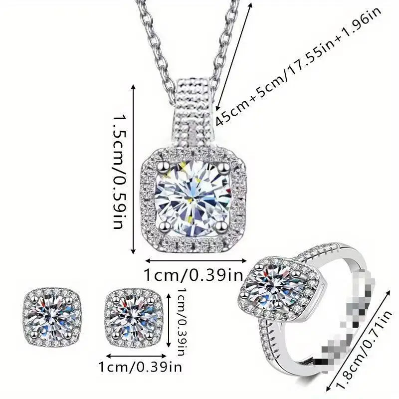Ensemble de Bijoux Luxueux Double