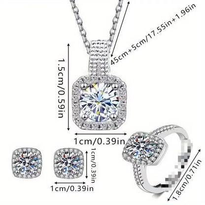 Ensemble de Bijoux Luxueux Double