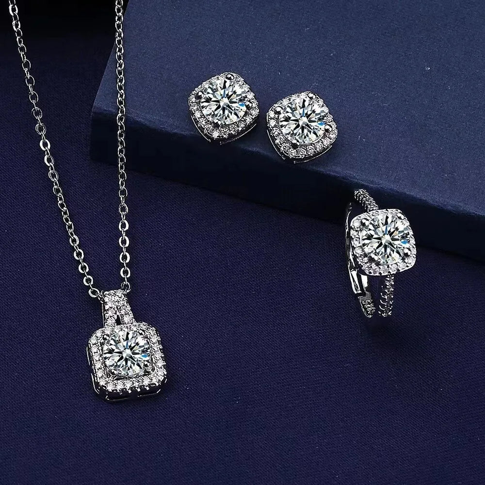 Ensemble de Bijoux Luxueux Double