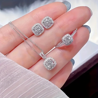 Ensemble de Bijoux Luxueux Double