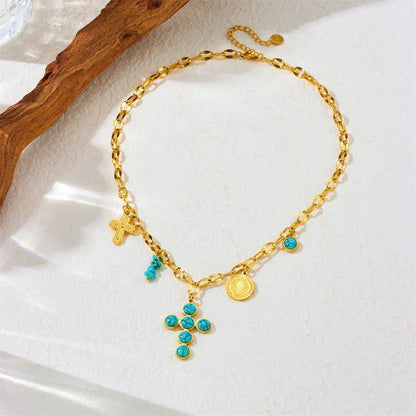 Collier Croisé Turquoise Exclusif