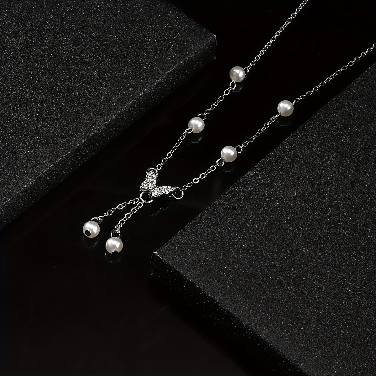 Fleuroux® | Collier en Papillon Fait Main avec Détails en Perles