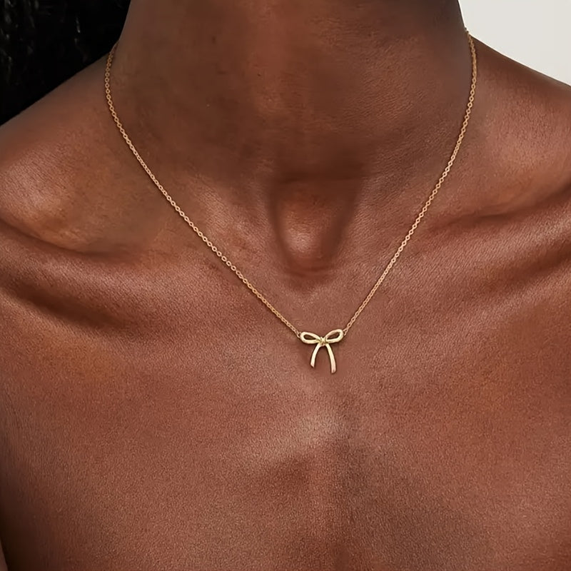 Fleuroux®| Collier en Rosette Fait Main en Ton Doré
