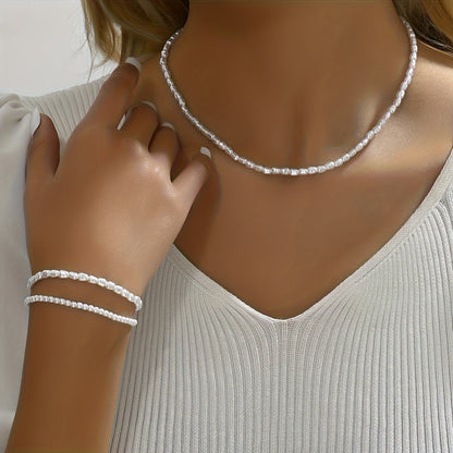 Fleuroux®| Ensemble de perles fait main avec pendentif en forme de cœur