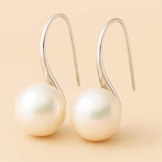 Boucles d'oreilles élégantes avec perles