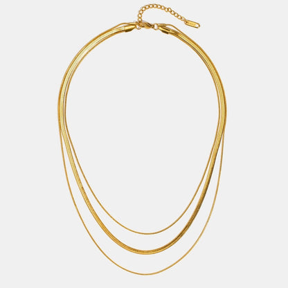 Collier Multi-Couches en Or
