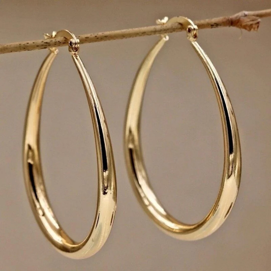 Boucles d'Oreilles Vintage Exclusives en Or