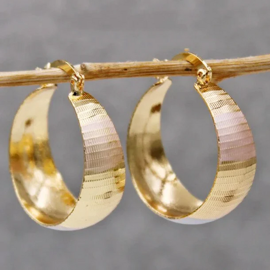 Boucles d'oreilles en or de luxe