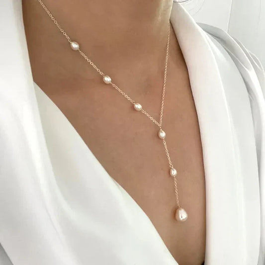 Collier Pendentif Vintage avec Perles