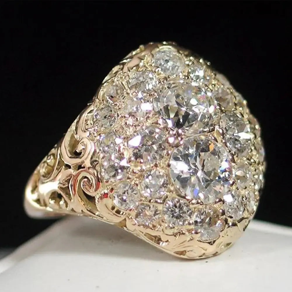 Bague Vintage en Or avec Diamant