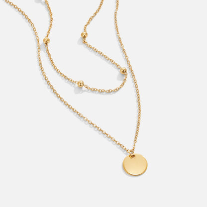 Collier à disques superposés