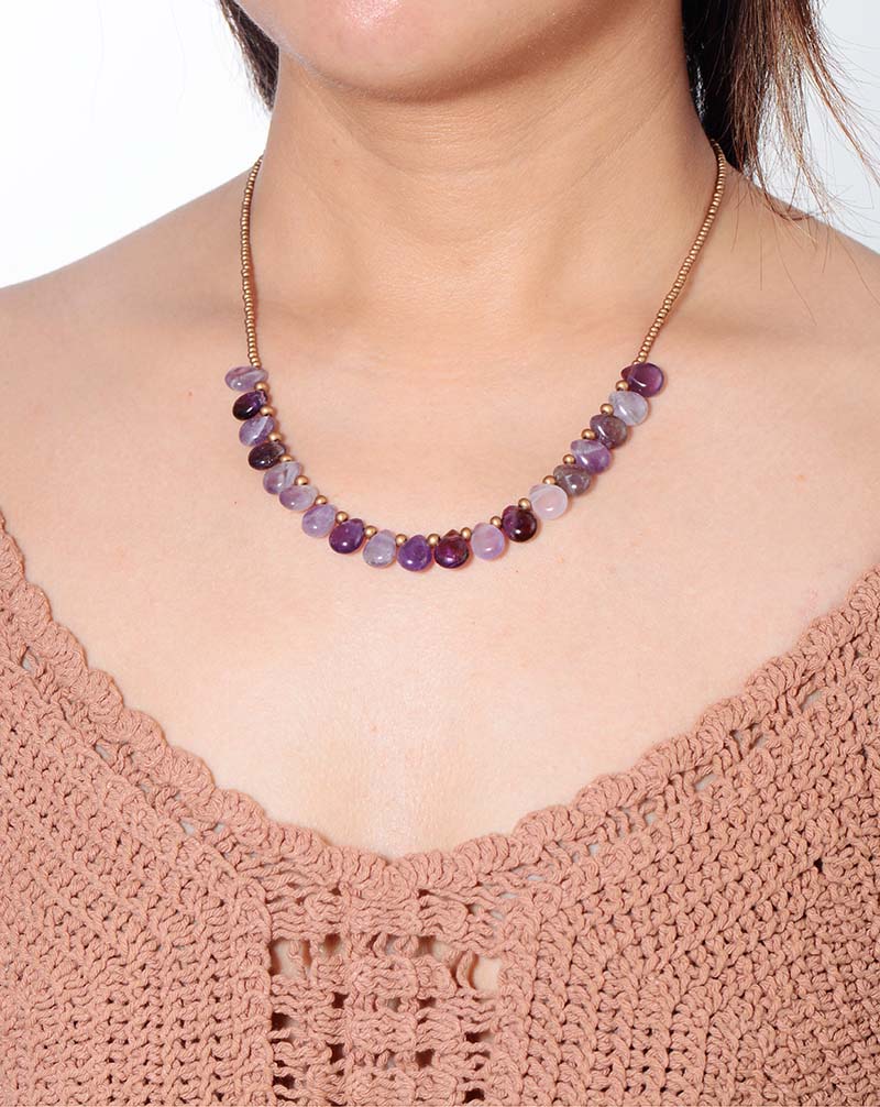 Collier Améthyste Esprit Aimant