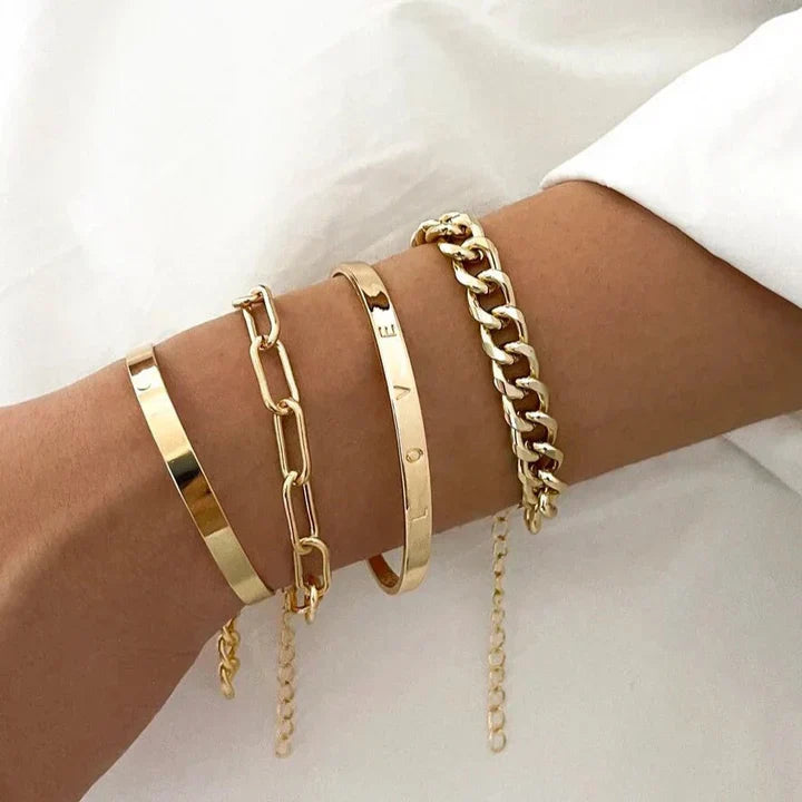 Ensemble de Bracelets de Luxe