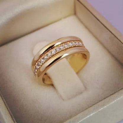 Nadia | Bague Femme avec Zirconia Étincelante