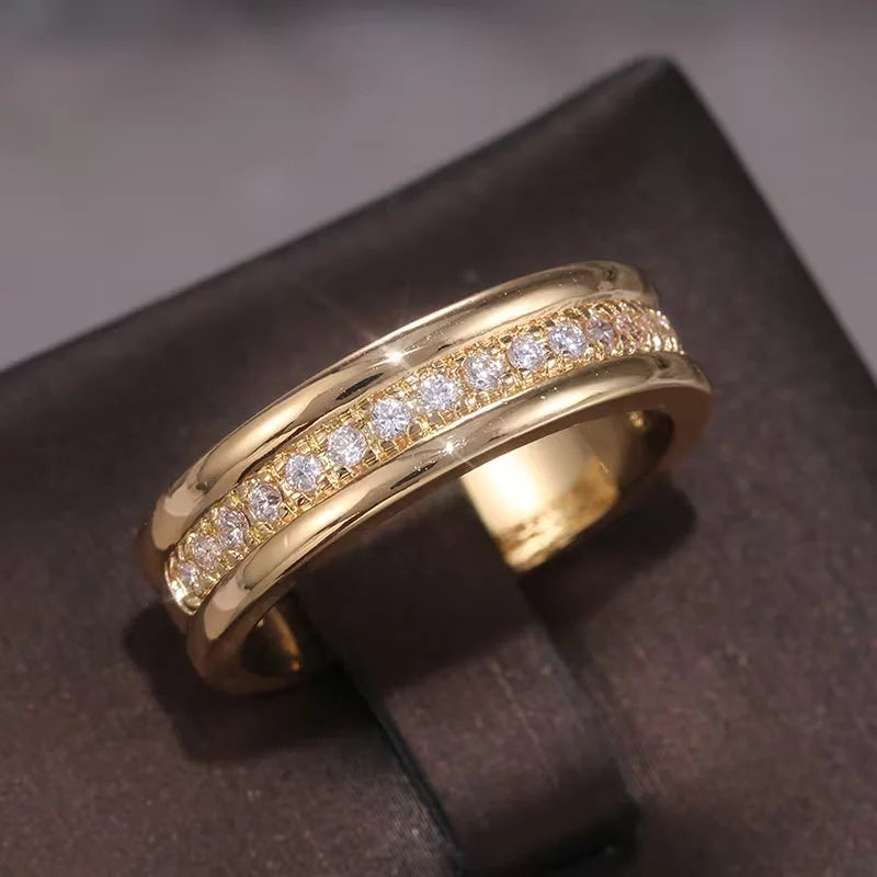 Nadia | Bague Femme avec Zirconia Étincelante